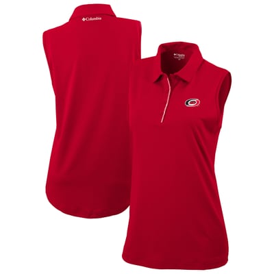  Carolina Hurricanes Columbia Tend the Ball Omni-Wick Tank Top - Red